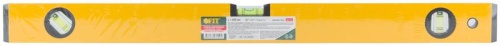 Уровень "Старт" 3 глазка фрезер. рабочая грань магниты шкала 600мм корпус желт. FIT 18132 фото 3 Уровень "Старт" 3 глазка фрезер. рабочая грань магниты шкала 600мм корпус желт. FIT 18132 фото 3