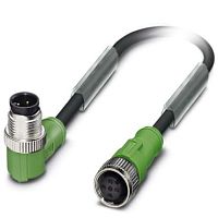 Кабель для датчика / исполнительного элемента SAC-4P-M12MR/1,5-PUR/M12FS | код 1668616 | PHOENIX CONTACT