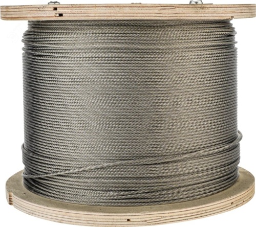 Трос нержавеющий 6,0мм 7x 7 A2 | код А2 6,0 ТН 7х7 | KMP