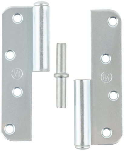 Петля накладная лев. "ПН" 110мм оцинк. 66392 фото 4