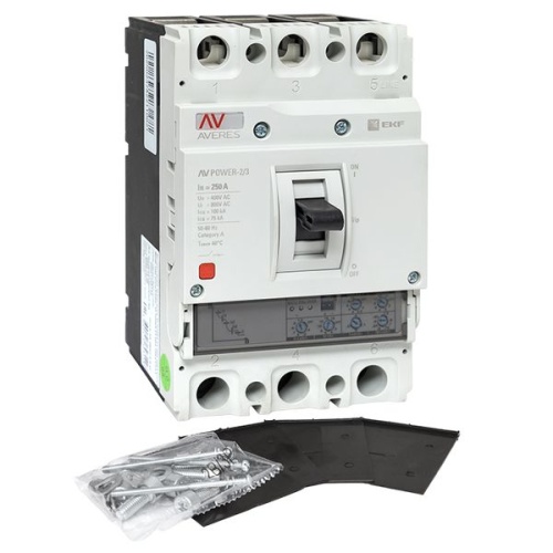 Автоматический выключатель AV POWER-2/3 250А 100kA ETU2,0 AVERES | код mccb-23-250H-2.0-av | EKF фото 3