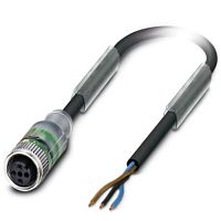 Кабель для датчика / исполнительного элемента SAC-3P- 5,0-PVC/M12FS-2L | код 1508459 | PHOENIX CONTACT
