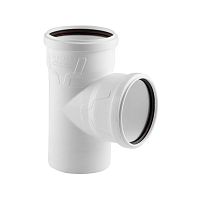Тройник ELITE МК МПП 110/110х87 бел. | код 36523 | RTP