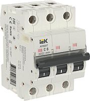 ARMAT Автоматический выключатель M06N 3P C 6А | код AR-M06N-3-C006 | IEK 