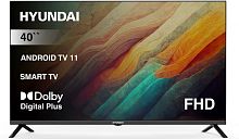 Телевизор LED Hyundai 40 H-LED40BS5002 Android TV Frameless черный FULL HD 60Hz DVB-T2 DVB-C DVB-S DVB-S2 USB WiFi Smart TV | код 1892503 | HYUNDAI