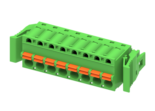 MC-RJ5.08H02P-D Разъём гнездовой MC, шаг 5.08мм,2 конт.с защ., зел., шт | код MC-RJ5.08H02P-D | SUPU