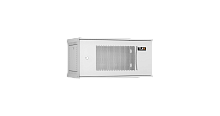 Настенный разборный шкаф TLK 19, 6U, перфорированная дверь, Ш600хВ303хГ350мм, 1 пара монтажных направляющих, серый | код TWI-066035-R-P-GY | TLK