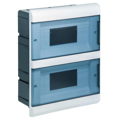 Щиток распределительный встраиваемый на 18 модулей с двумя дверцами белый IP40 (ЩРв-П-18) | код 68118 | Ruvinil Щиток распределительный встраиваемый на 18 модулей с двумя дверцами белый IP40 (ЩРв-П-18) | код 68118 | Ruvinil