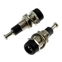 Гнездо RUICHI Z008 2 мм panel jack чёрный, на панель под пайку | код 106904 | Ruichi