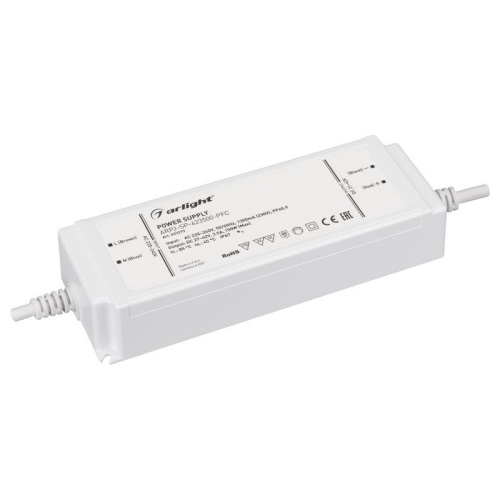 Блок питания ARPJ-SP-423500-PFC (150W, 27-42V, 3.5A) (IP67 Пластик, 5 лет) | код 37273 | Arlight Блок питания ARPJ-SP-423500-PFC (150W, 27-42V, 3.5A) (IP67 Пластик, 5 лет) | код 37273 | Arlight