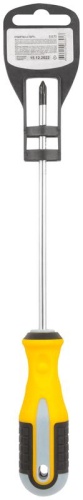Отвертка "Старт" CrV сталь прорезиненная ручка 5х150мм РН1 FIT 55175 фото 4