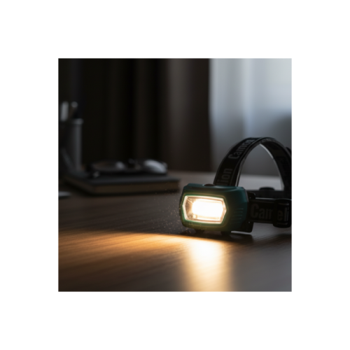 Фонарь налобный LED53410 аккум. 3.7В COB 3Вт 3 реж. 3 x AAA Type-C бокс зел. Camelion 15761 фото 2