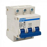 Автоматический выключатель DZ47-63/3P 2A 4.5kA х-ка C (ANDELI) | код ADL01-086 | ANDELI