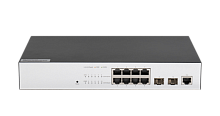 Управляемый коммутатор L2 GIGALINK 8 Base-T 10/100/1000Mb/s портов, 2 SFP 1000Mb/s, 1 Console. 1U 19, 220V | код GL-SW-G201-10 | GIGALINK