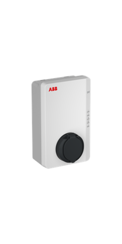 Зарядное устройство Terra AC W7-T-0, вход 100..240VAC, с розеткой Тип2, 7.4kW, 1xEthernet, IP54 | код 6AGC081278 | ABB