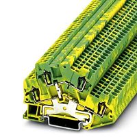 Двухъярусная заземляющая клемма STTBS 2,5-PE | код 3038480 | PHOENIX CONTACT