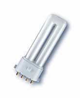 Лампа люминесцентная компакт. DULUX S/E 11W/840 2G7 10х1 RU OSRAM | код 4099854123641 | LEDVANCE