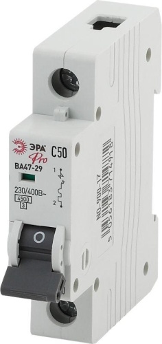 Выключатель автоматический модульный 1п C 50А ВА47-29 Pro NO-900-17 | код Б0031752 | ЭРА