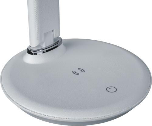 Светильник светодиодный 80 683 NDF-D044-8W-MK-WH-LED 8Вт 2700/4000/6000К 300лм настольный сенсор USB ЖК дисплей (дата/время/будильник/температура) на основании бел. | Код. 80683 | Navigator фото 2