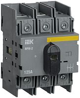 Выключатель-разъединитель модульный 3п 125А ВРМ-2 | код MVR20-3-125 | IEK