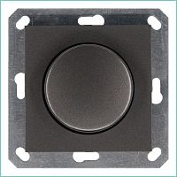 Диммер LED с накладкой 30-400W, 1gang 2way, цвет Мокко | код G4012Z | Jasmart