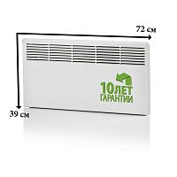 Конвектор 750W с механическим термостатом IP21 389мм | код EPHBM07PR | ENSTO