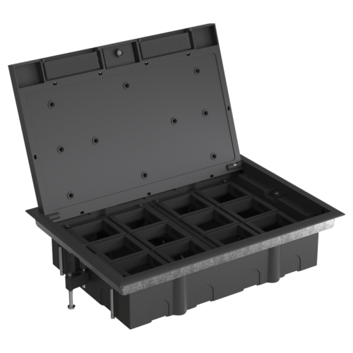 Люк MultiDesk MDK10 на 24мод. IP40 с монтажной коробкой для фальшпола SE MDK10124 фото 4 Люк MultiDesk MDK10 на 24мод. IP40 с монтажной коробкой для фальшпола SE MDK10124 фото 4