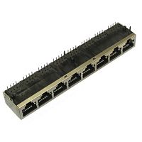 Разъём RJ RUICHI TJ9-10P8-08 cетевая розетка, 8 гнезд | код 61920 | Ruichi