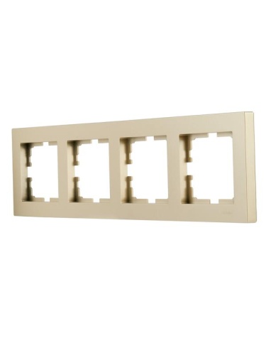 VESNA Рамка 4-ая горизонтальная б/вст золото | код 742-3600-149 | LEZARD фото 2 VESNA Рамка 4-ая горизонтальная б/вст золото | код 742-3600-149 | LEZARD фото 2