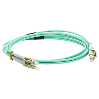 Патч-корд оптический LANMASTER, дуплексный, LC/PC-LC/PC, OM3, LSZH, 10 м | код LAN-2LC-2LC/OM3-10 | LANMASTER