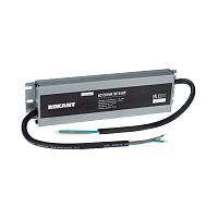 Источник питания 24 V 100 W с проводами, влагозащищенный (IP67) алюминиевый корпус | код 201-100-6 | REXANT