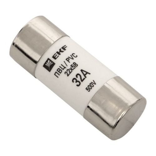 Плавкая вставка цилиндрическая ПВЦ (22х58) 32А PROxima | код pvc-22x58-32 | EKF фото 2