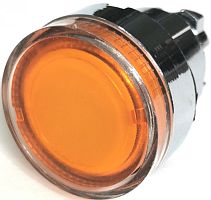 КМЕ 46ЛС желтый IP65 ZB4BW5.BR Головка плоская стальная с возвратом с подсветкой, 22 мм | код ZB4BW5.BR | Briswik