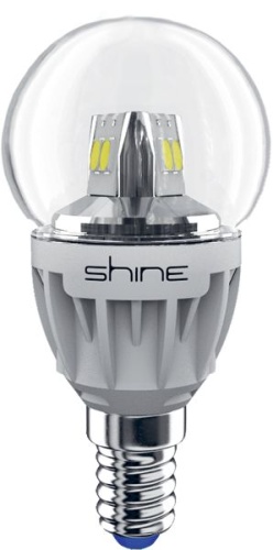 Лампа светодиодная диммируемая LED Crystal B 4Вт 220В E14 4000K SHINE | код 213234 | SHINE