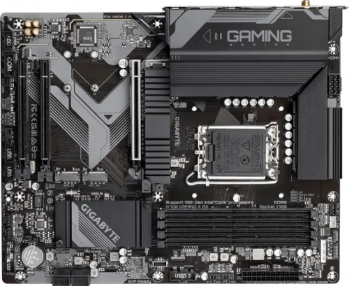Материнская плата Gigabyte B760 GAMING X AX Soc-1700 Intel B760 4xDDR5 ATX AC`97 8ch(7.1) 2.5Gg RAID+HDMI+DP | код 1989278 | GIGABYTE