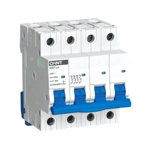 Авт. выкл. NBP-63R 4P 16A 15кА 8In соответствует стандарту ROHS | код 352405 | CHINT