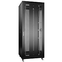Cabeus ND-05C-42U80/100-BK Шкаф монтажный телекоммуникационный 19 напольный для распределительного и серверного оборудования 42U 800x1000x2055mm (ШхГхВ) передняя и задняя перфорированные двери, ручка с замком, цвет черный (RAL 9004) | код 8536c (0)