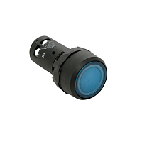 Кнопка с фиксацией с подсветкой OptiSignal Compact D22 C7-PHL-B610 синяя 1НО 24 В AC/DC XB7NJ06B1 | код 362113 | КЭАЗ