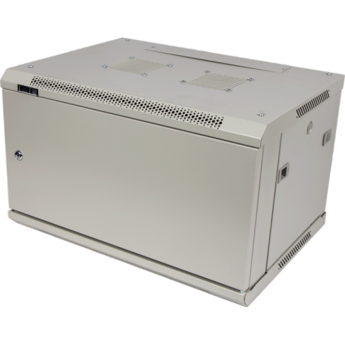 Шкаф настенный серии Pro, 9U 600x800, металлическая дверь | код TWT-CBWPM-9U-6x8-GY | TWT