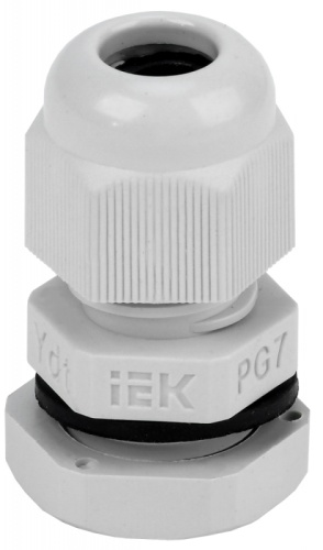 Сальник PG 7 диаметр проводника 5-6мм IP54 (СТ) IEK | код YSA20-06-07-54-K41-C | IEK