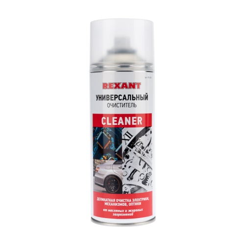 Очиститель универсальный CLEANER, REXANT, 400 мл, аэрозоль | код 85-0002 | REXANT