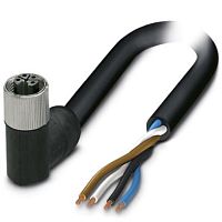 Силовой кабель SAC-4P- 5,0-PVC/M12FRL | код 1425099 | PHOENIX CONTACT