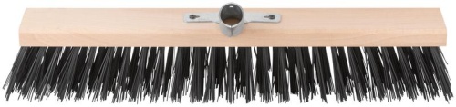 Щетка уличная Профи деревянная жесткая щетина металлическая тулейка под углом 5-ти рядная 500х65мм FIT 68057 фото 5
