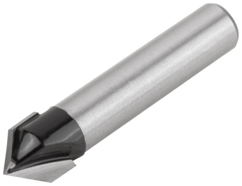 Фреза пазовая V-образная DхHхL=10х10х42мм FIT 36652 фото 2