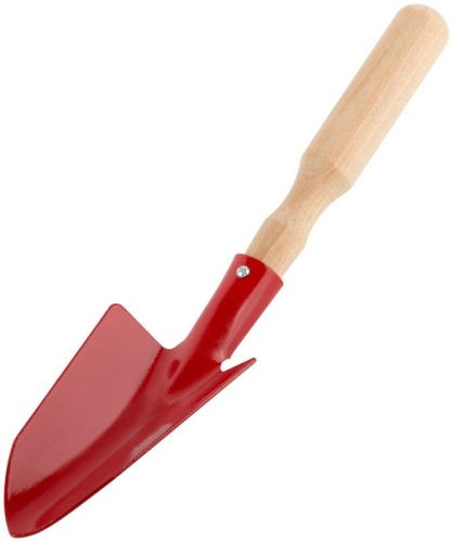 Совок посадочный с деревянной ручкой широкий | код 76801 | FIT фото 2