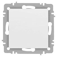 Переключатель 1-кл. СП Accent 6-103-01М 10А IP20 250В AL/CU бел. матов. Intro Б0063476