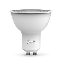 Лампа светодиодная Black 9Вт MR16 6500К холод. бел. GU10 830лм | код 101506309 | Gauss
