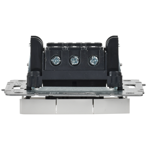 BRITE Выключатель 3-клавишный 10А ВС10-3-0-БрБ белый | код BR-V30-0-10-K01 | IEK фото 4