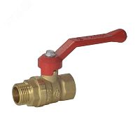 Кран шаровой латунь Ду 15 Ру40 ВР/НР полнопроходной рычаг ГАЛЛОП 107152 | код 107-8603 | Галлоп