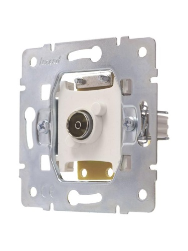 Vesna Розетка ТВ оконечная жемч бел перл | код 742-3088-130 | LEZARD фото 6 Vesna Розетка ТВ оконечная жемч бел перл | код 742-3088-130 | LEZARD фото 6